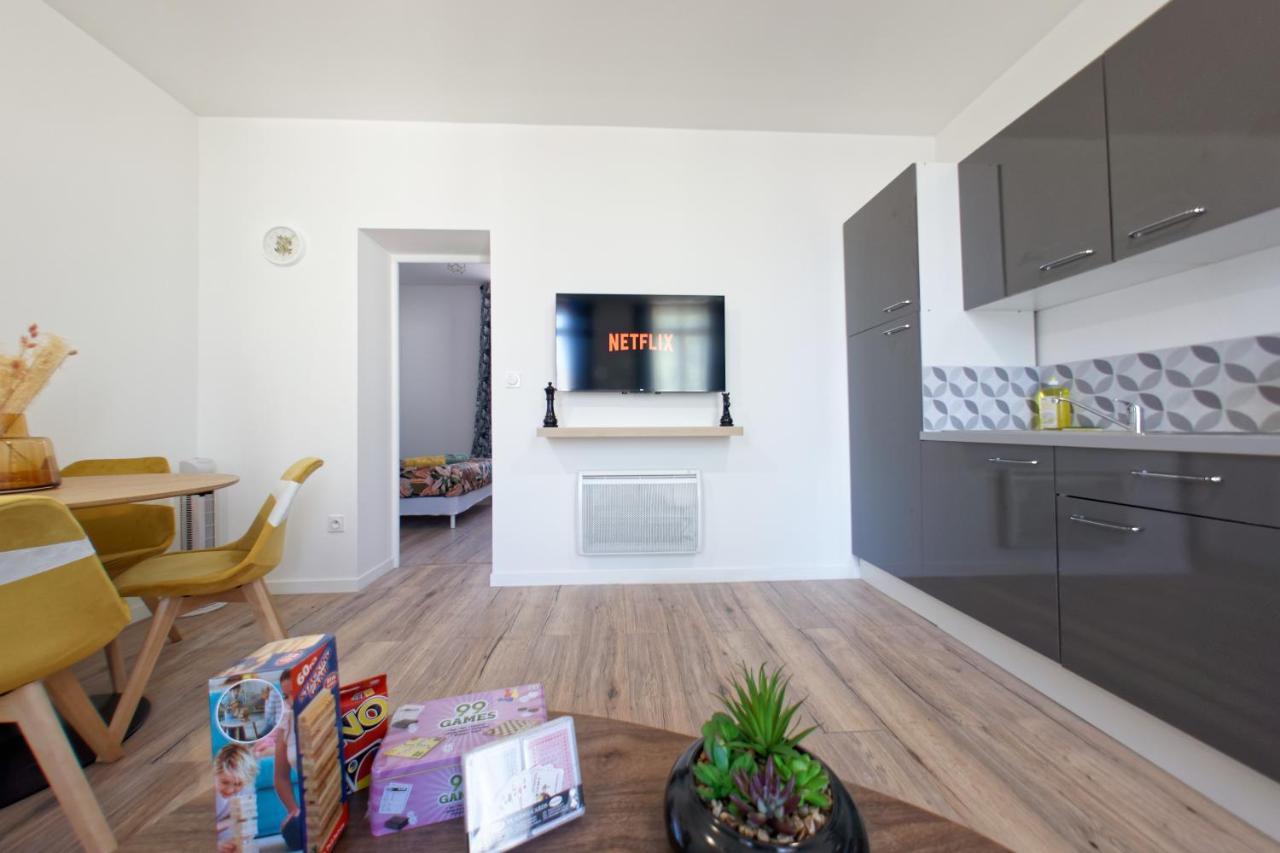 L'Azur - 3 Personnes - Bureau & Wifi Apartment Perpignan Exterior photo
